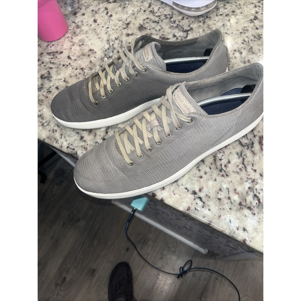Cole Haan Crosscourt II Sneaker Mens 13M Grey Perforated Fabric Comfort C27900